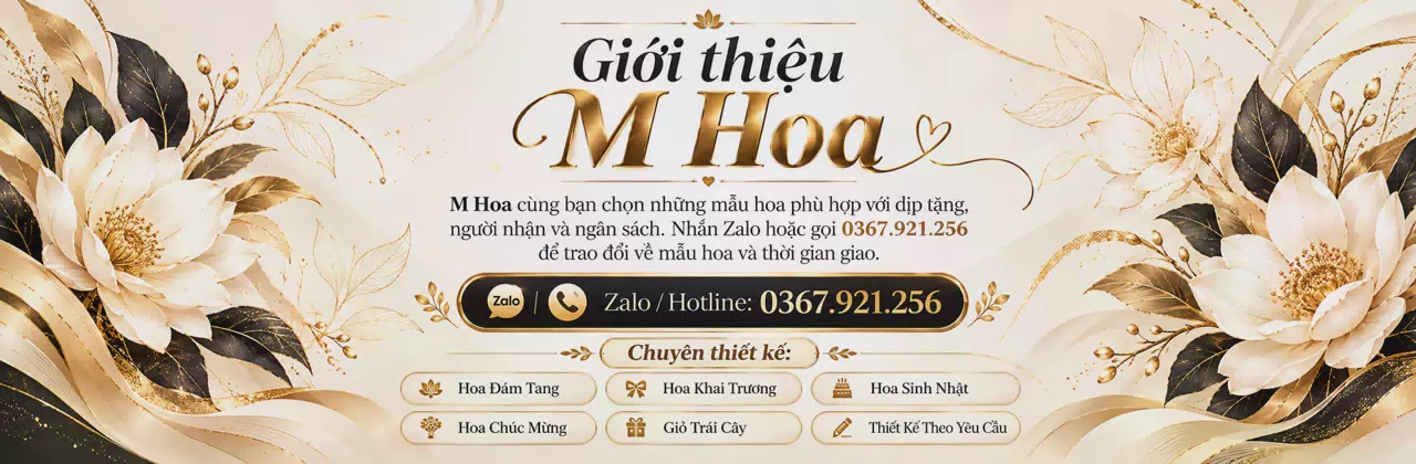 Ảnh bìa Shop hoa tươi Xã Khánh Hưng Cà Mau - Hoa gửi trao, tình ở lại